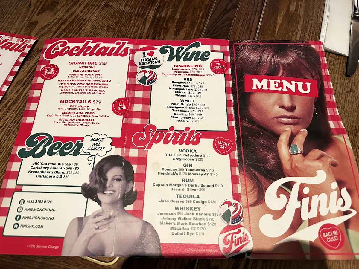 Menu Fini's-7