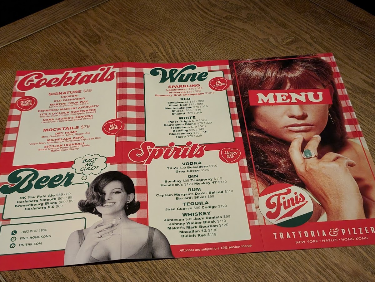 Menu Fini's-9